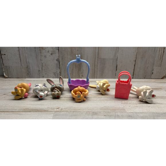 Vintage Littlest Pet Shop LPS Bunny Rabbit Lot - EUC - Picture 4 of 4